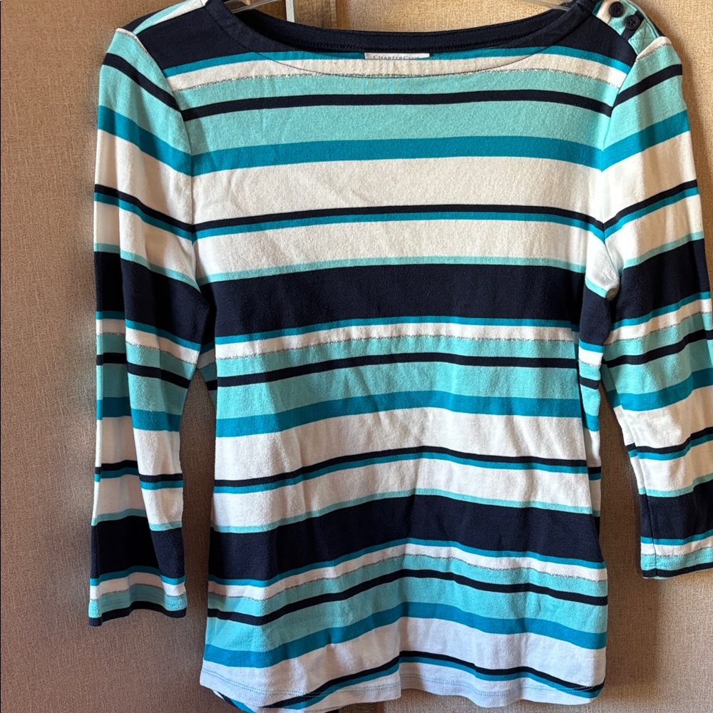 Charter Club Striped Women's Top - medium